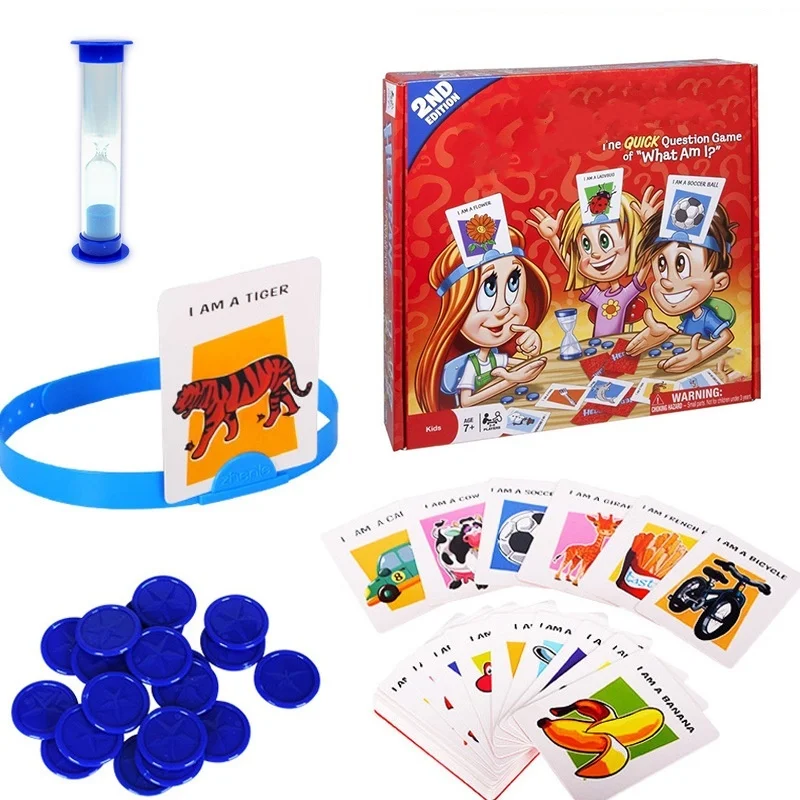 Board Game Guess Who - Çocuklar için Komik Kartlar Masa Oyunu