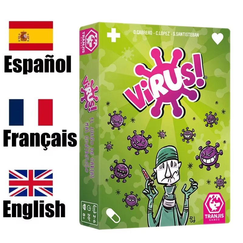 Board Game Virus - Sınır Ötesi Yeni Virüs Süper Virüs