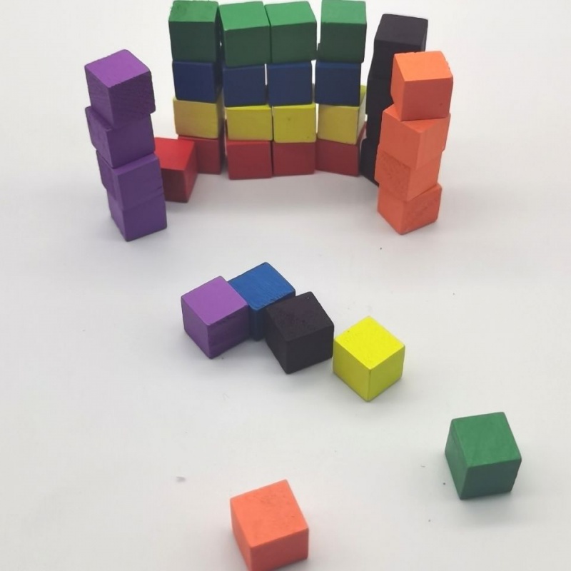 100 Adet/grup 10mm Ahşap Küple - Board Game Impostor incelemesi ve fiyatı