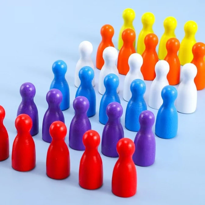 100 Adet Renkli Ahşap Satranç  - Board Game Impostor incelemesi ve fiyatı