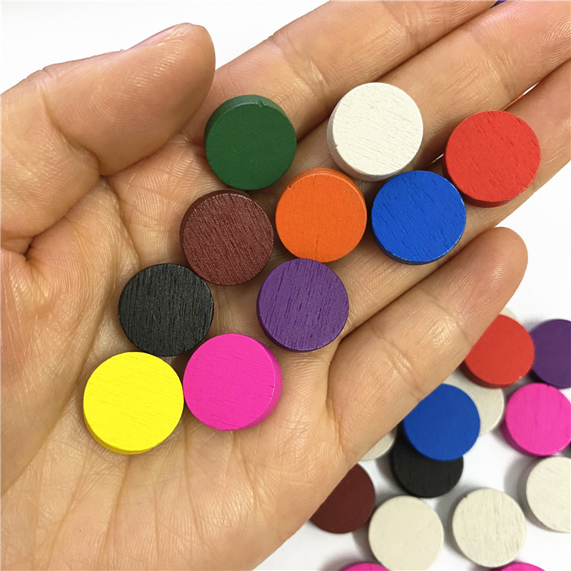 100 adet Çap 15*5 MM Ahşap Piy - Board Game Sequence incelemesi ve fiyatı