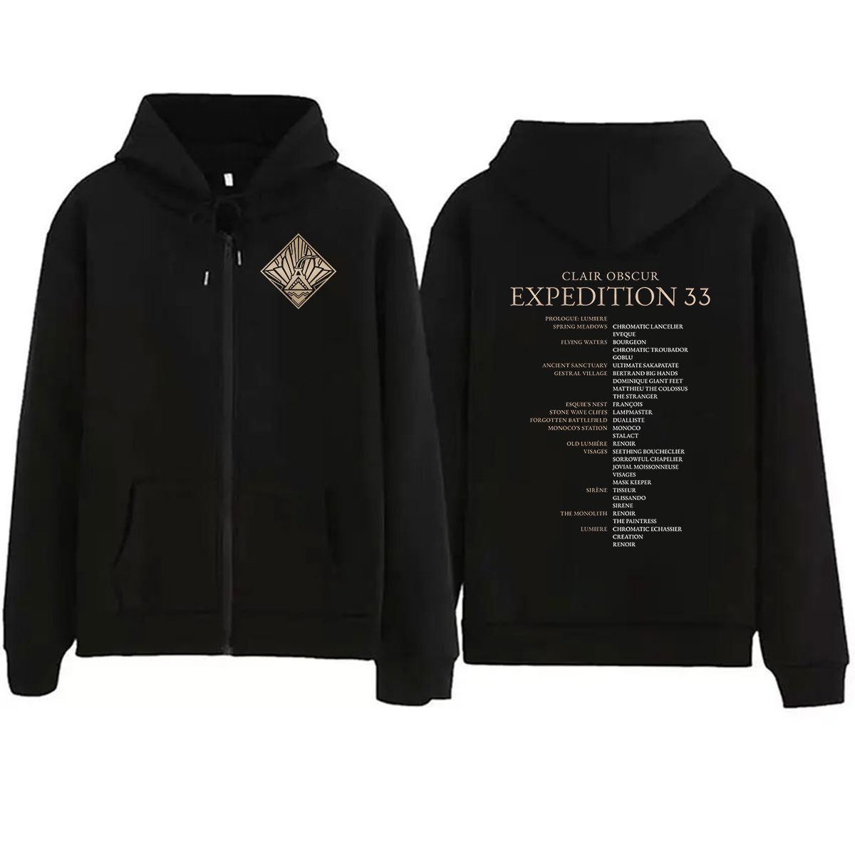 Zip Up Hoodie Clair Obscur Exp - Board Game Guess Who incelemesi ve fiyatı