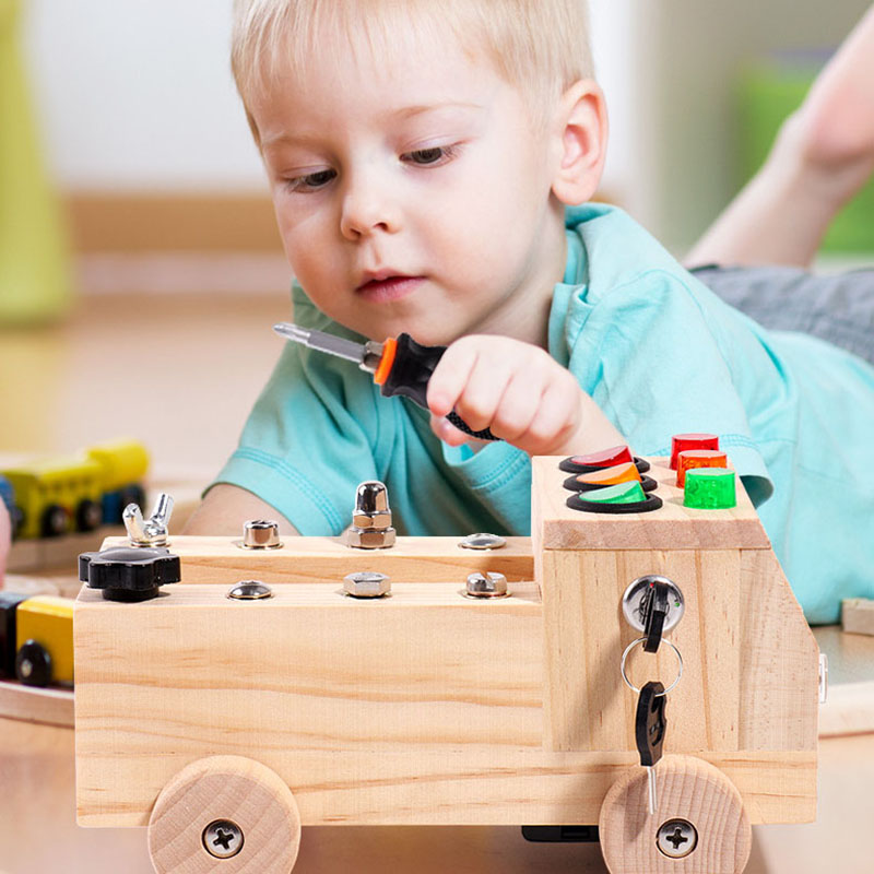 Ahşap Montessori Meşgul Kurulu - Board Game Box incelemesi ve fiyatı