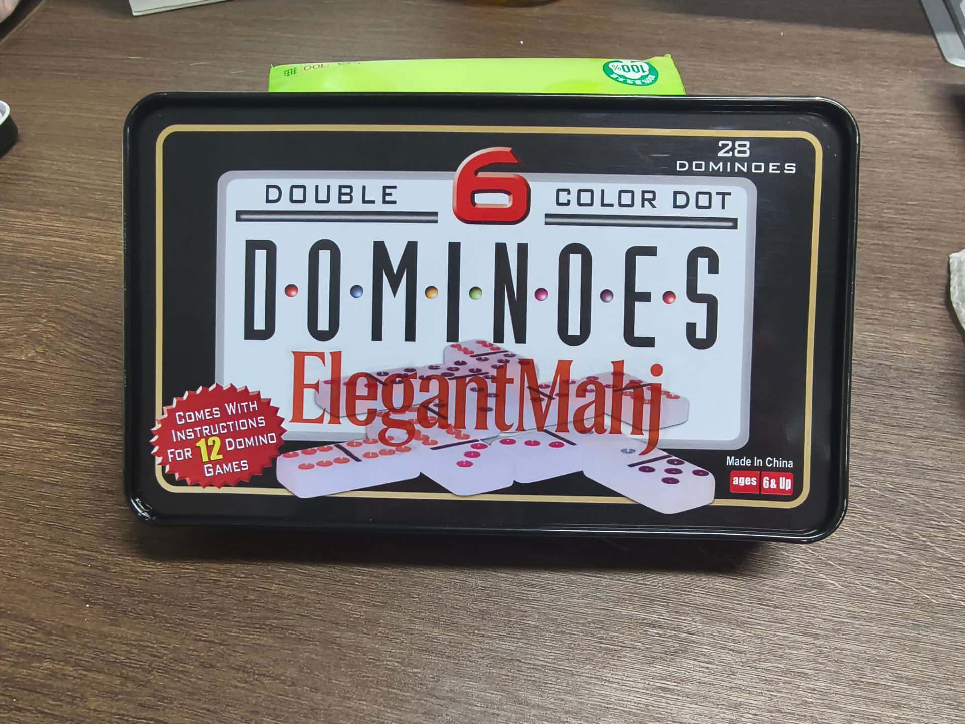 ElegantMahj Çift Altılı Domino - Board Game Box incelemesi ve fiyatı